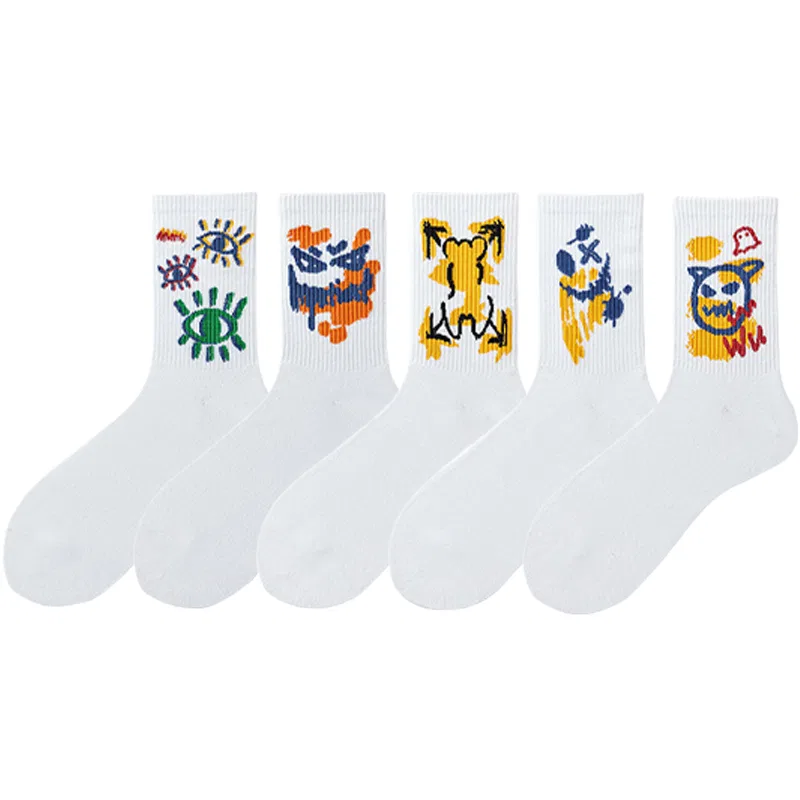 Детские носки-гольфы 5 пар Demon Mixed Color MIIOW