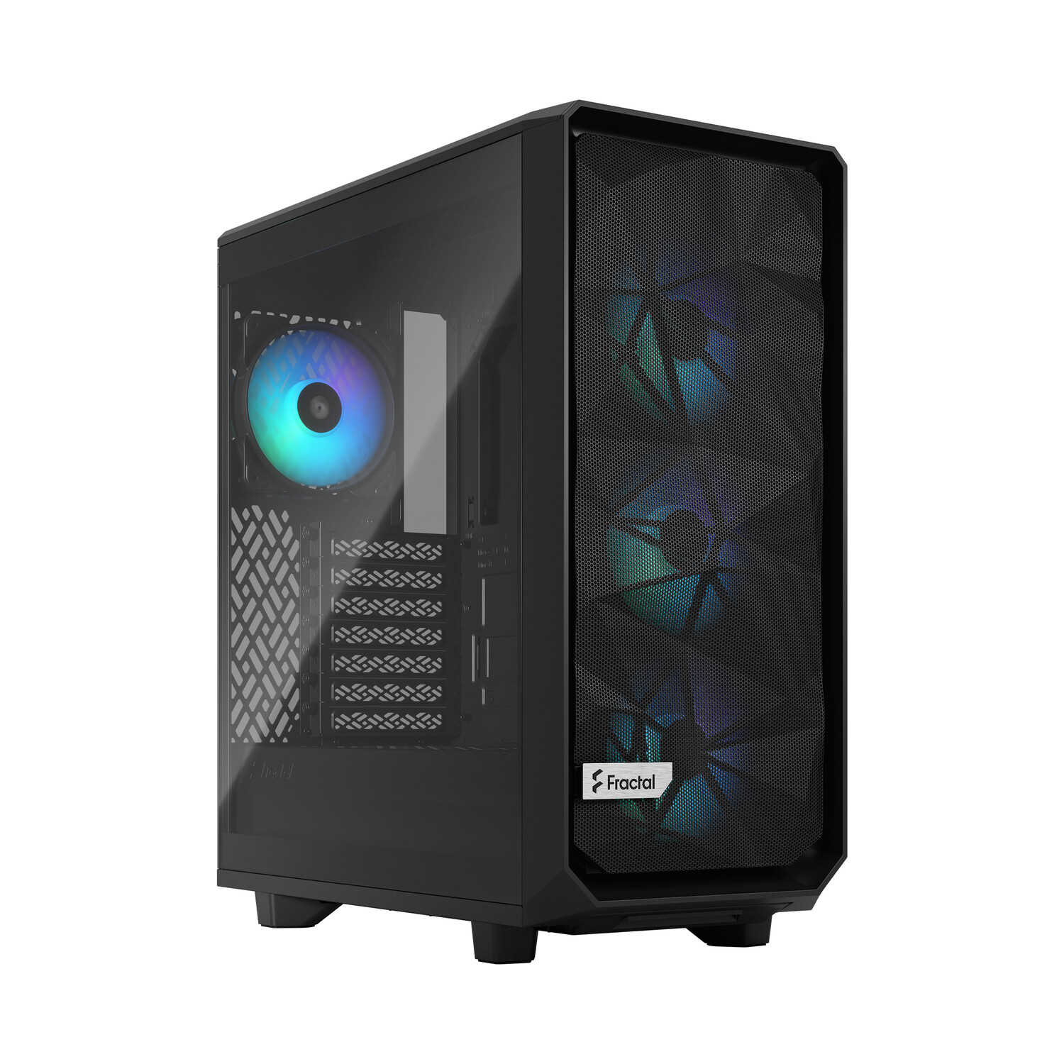 

Корпус Fractal Design Meshify 2 Compact RGB, Mid Tower, чёрный