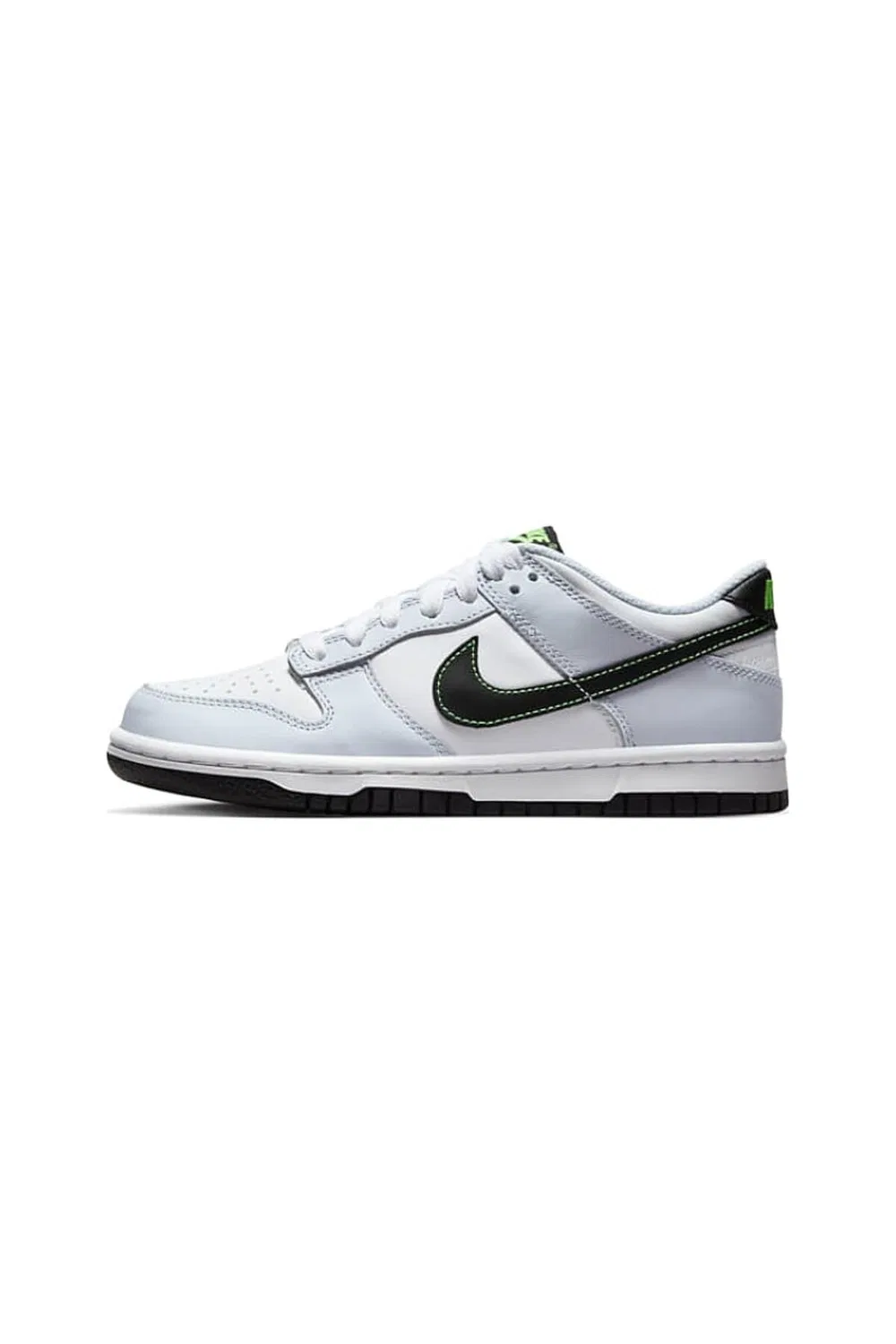 Детские кроссовки для мальчиков с низкой посадкой NIKE Dunk Low NIKE, White Black Soccer Grey