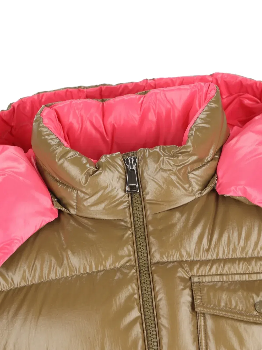 Новая стеганая куртка Andro с капюшоном Moncler Enfant, зеленый — фото 3