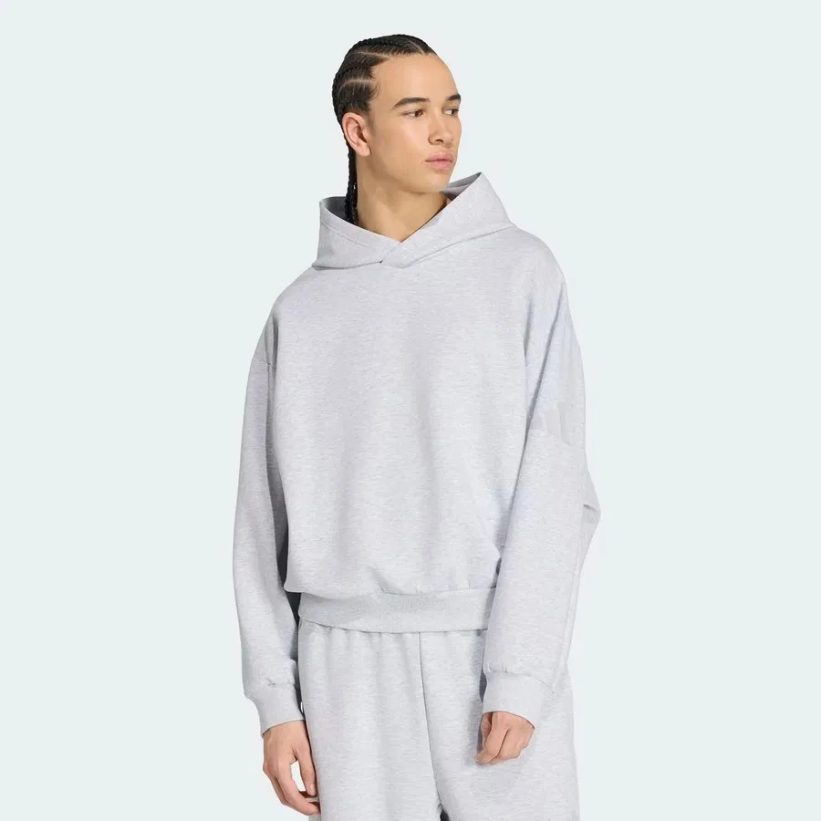 Свитшот мужской свободного кроя Soft Lux adidas, Серый