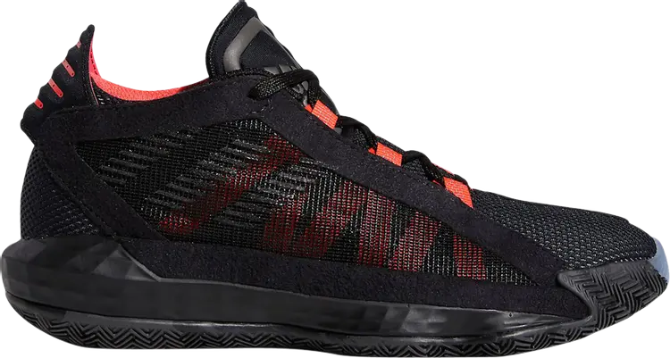 

Кроссовки Adidas Dame 6 Big Kids 'Ruthless', черный