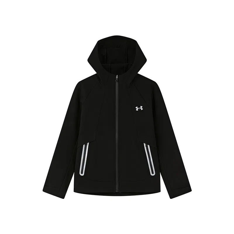 Детская куртка для активного отдыха с принтом, Outdoor Wear Moderate, Under Armour, Black