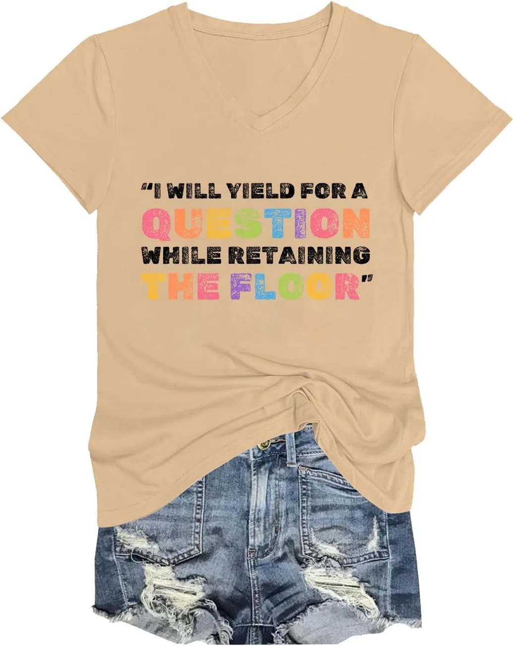 Футболка с принтом Unisex, Khaki