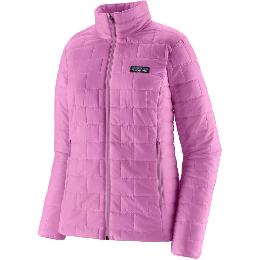 Женская куртка-пуховик Patagonia Nano Puff, Bright Purple/BKPL