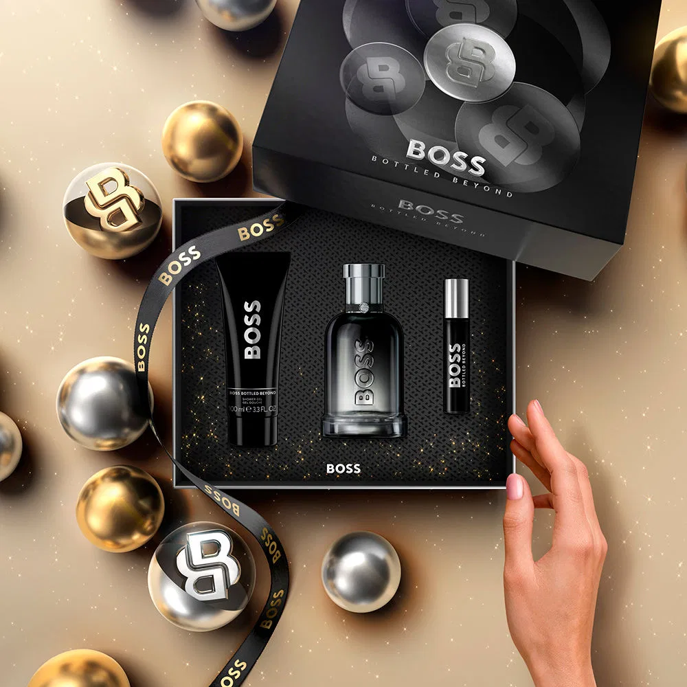 Подарочный набор мужского парфюма Boss Bottled Beyond, 3 предмета Hugo Boss — фото 4