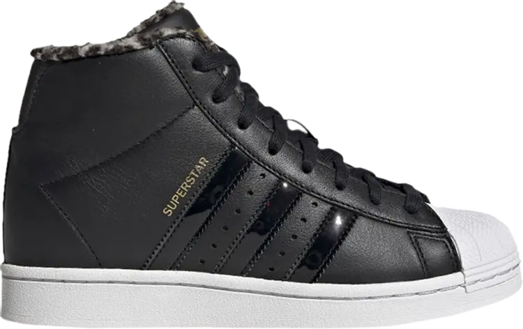 

Кроссовки Adidas Wmns Superstar Up 'Faux Leopard Fur', черный
