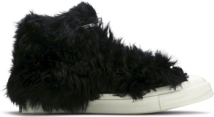 

Кроссовки Converse AMBUSH x Chuck 70 High Fuzzy - Black Egret, черный