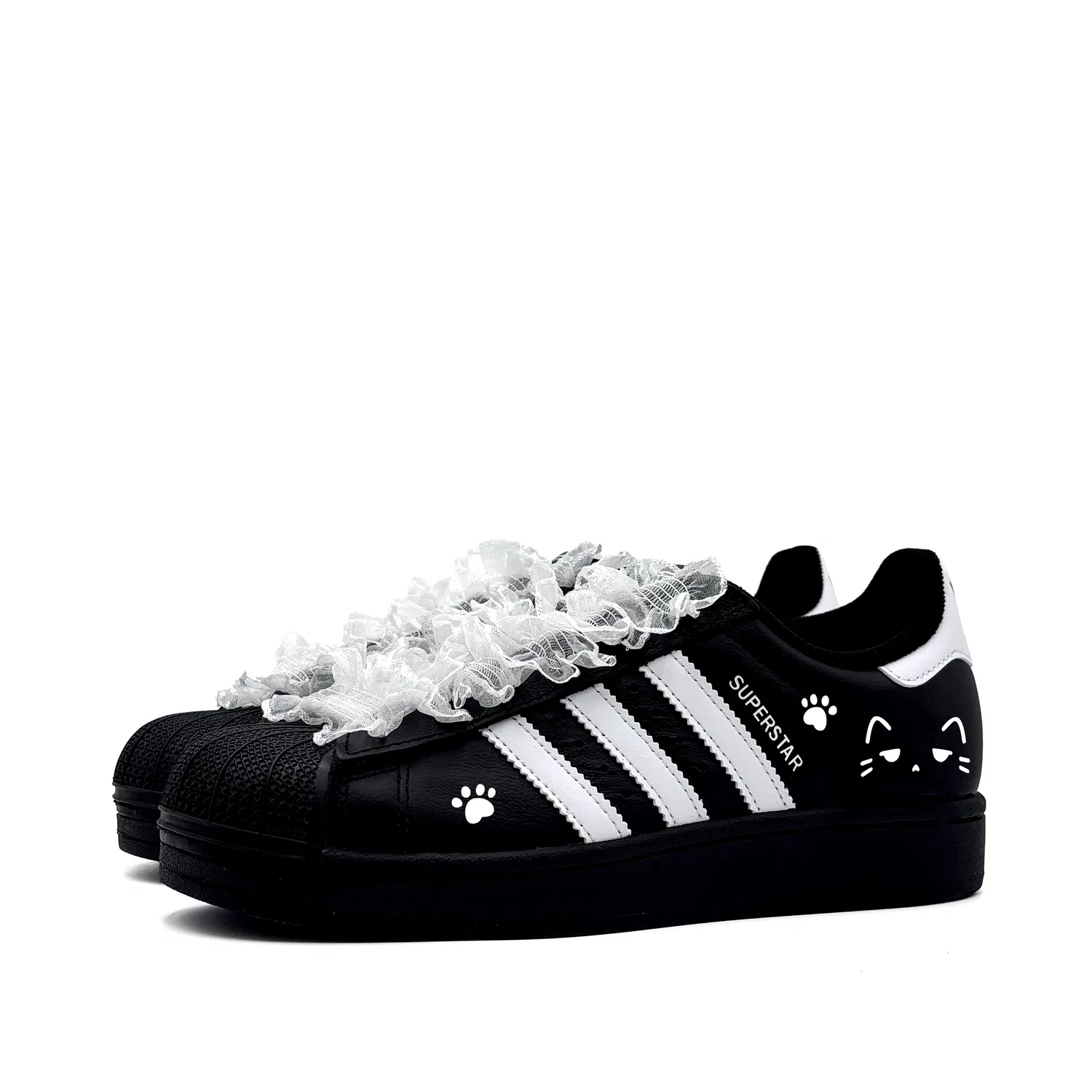 Детские кроссовки для скейтбординга Superstar 2, Adidas Originals, Black — фото 4