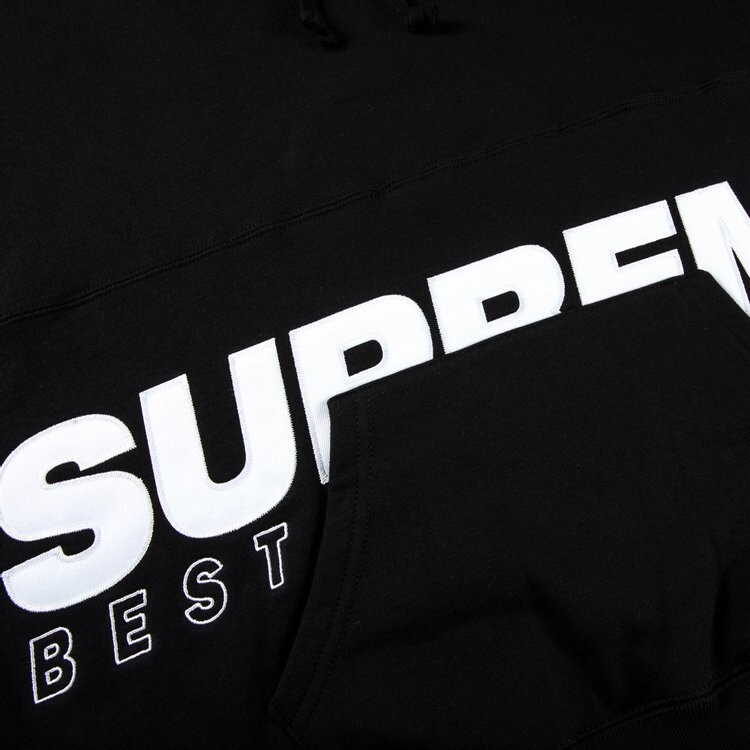 Толстовка Supreme Best Of The Best Hooded Sweatshirt 'Black', черный — фото 3
