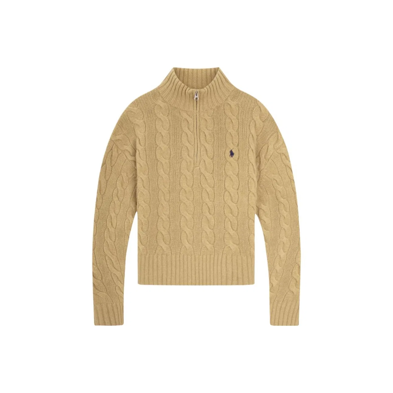 Женский свободный свитер Camel Mixed Color Polo Ralph Lauren