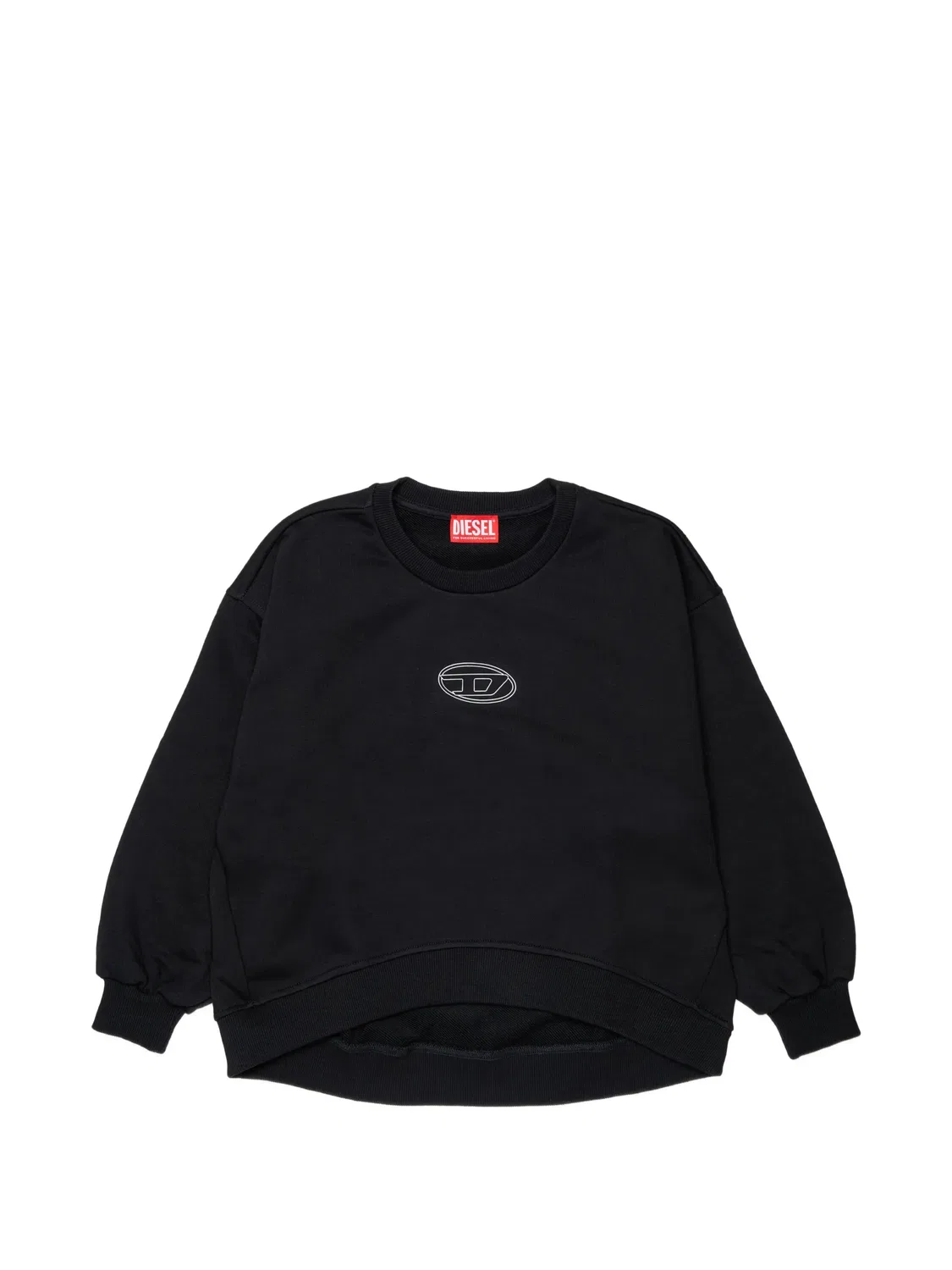 Diesel Свитшот с логотипом Черный