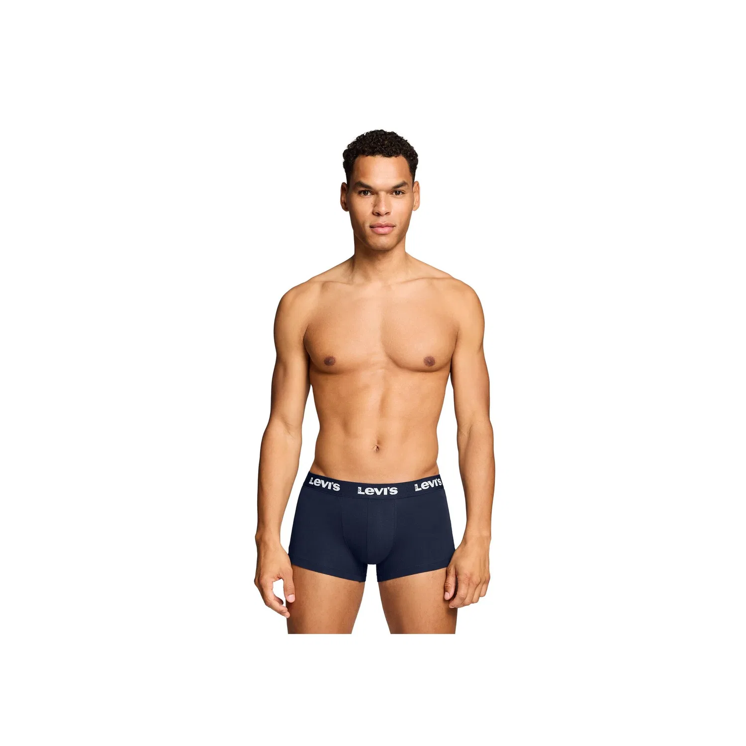 Мужские боксеры Repeat Logo Trunk 2P Levi's, Dark Blue — фото 3