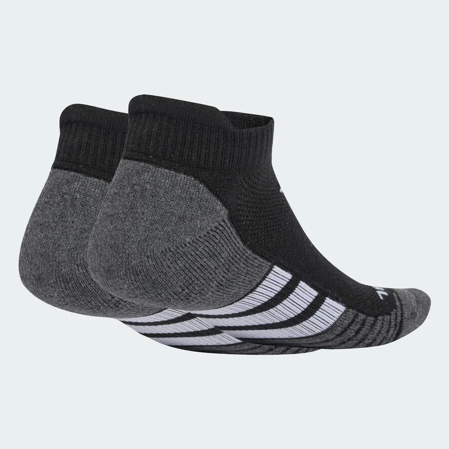 Спортивные носки ADIDAS PERFORMANCE 'Performance CLIMACOOL Cushioned Low 3 Pairs' черного цвета — фото 2