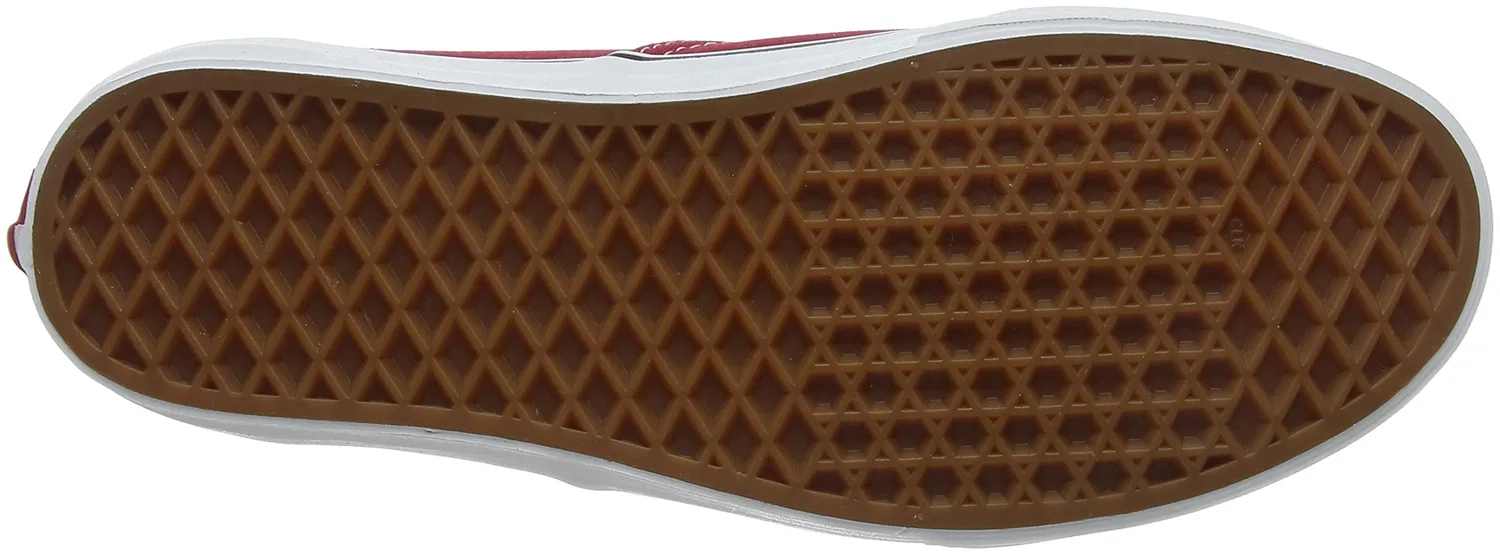 Детские кроссовки для мальчиков на шнуровке Authentic Vans, Crimson True White — фото 4