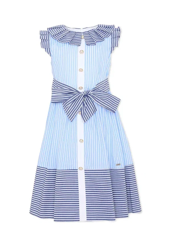 Платье повседневное хлопковое Day dress Patachou, Light Blue, светло-голубой