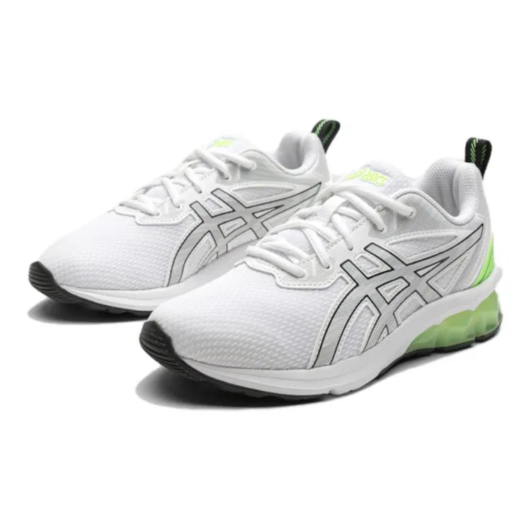 Детские кроссовки ASICS Gel Quantum 90 4 GS, White Bright Lime — фото 4