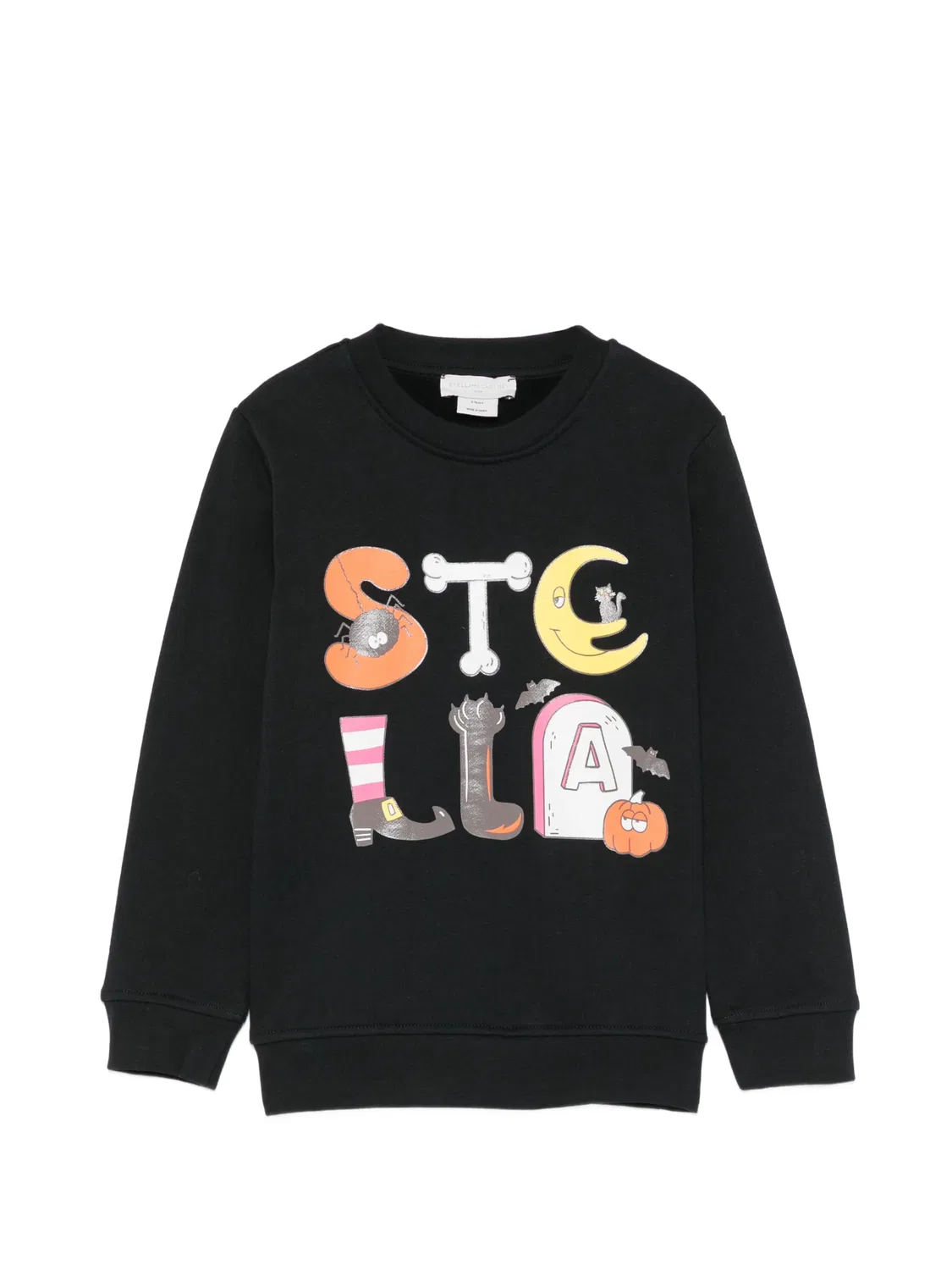 Stella McCartney Свитшот с логотипом черный