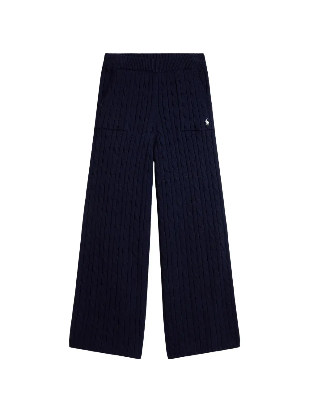 Брюки фактурной вязки POLO RALPH LAUREN KIDS, синий