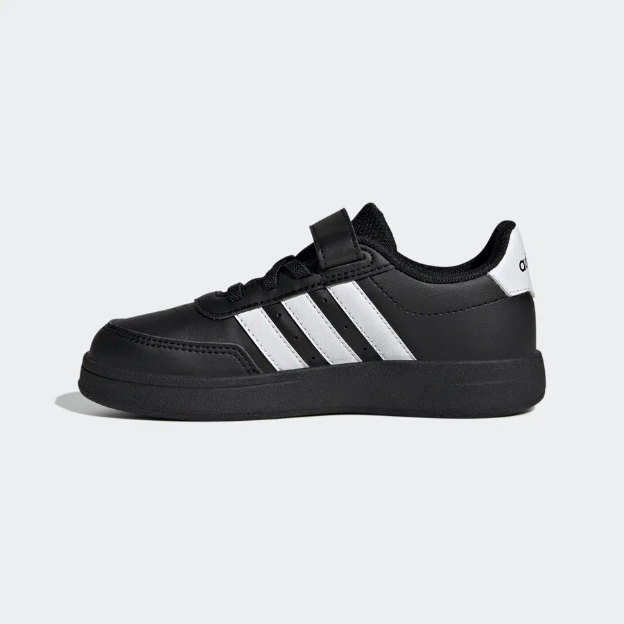 Кроссовки детские с закрытым мысом Breaknet 2.0 El C adidas, Черно-белый — фото 2