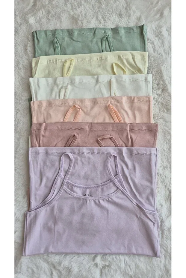 Детское хлопковое белье для девочек Hs Iç Giyim, Multicolor — фото 3