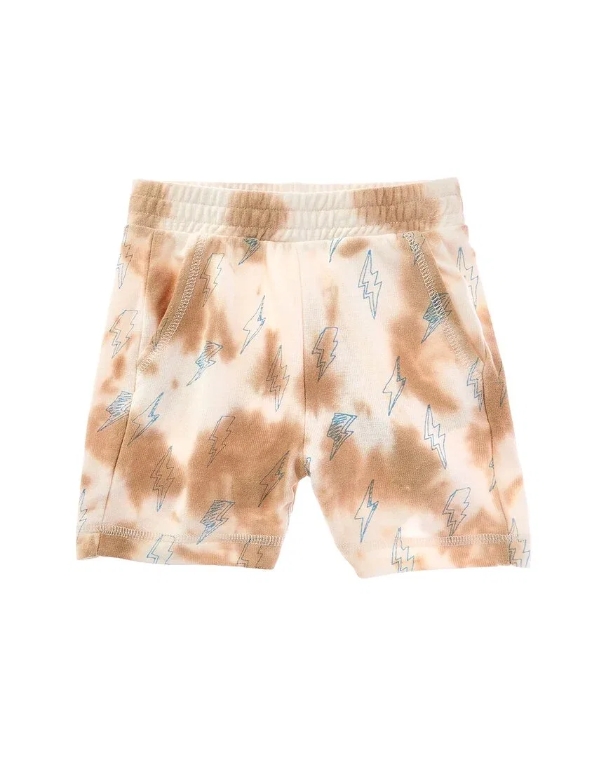 Детские шорты с эффектом тай-дай Cozy Beach Short Chaser, коричневый — фото 2