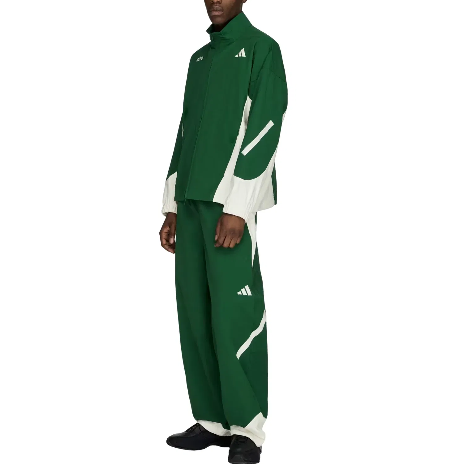 Мужская куртка ARTE Antwerp Z.N.E Full-Zip Track Jacket Asia Sizing 'Amazon Green Off White' adidas, Amazon Green/Off White — фото 4