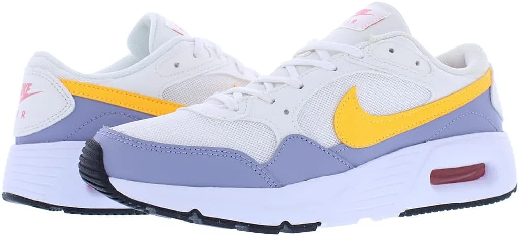Детские кроссовки для мальчиков Air Max Sc Nike, Sail/Laser Orange/Indigo Haze — фото 2