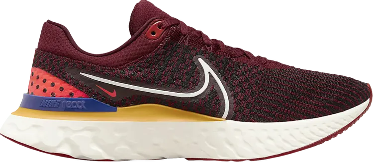 

Кроссовки Nike React Infinity Run Flyknit 3 'Dark Beetroot', красный