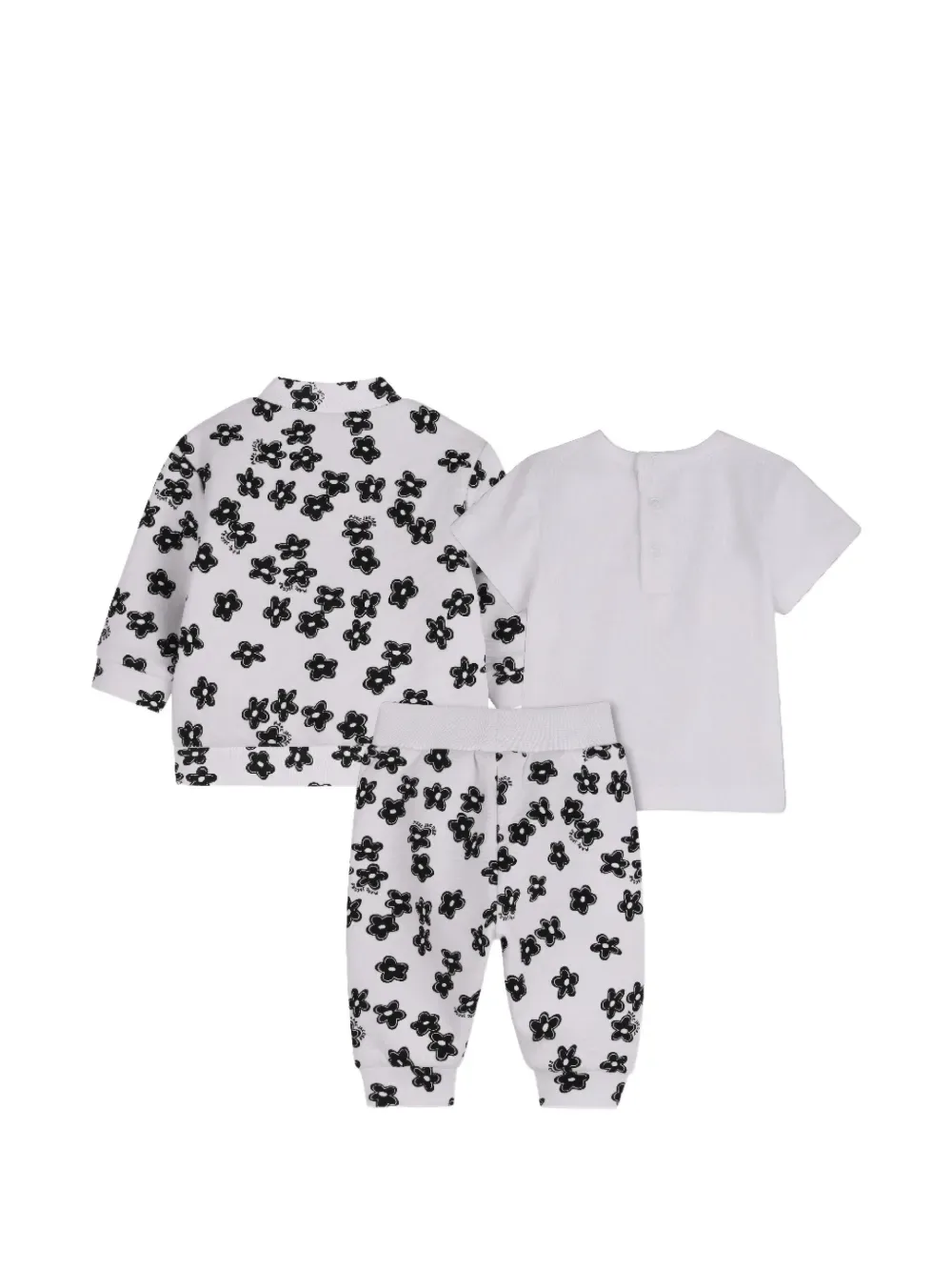Комплект с цветочным принтом Marc Jacobs Kids, белый — фото 2