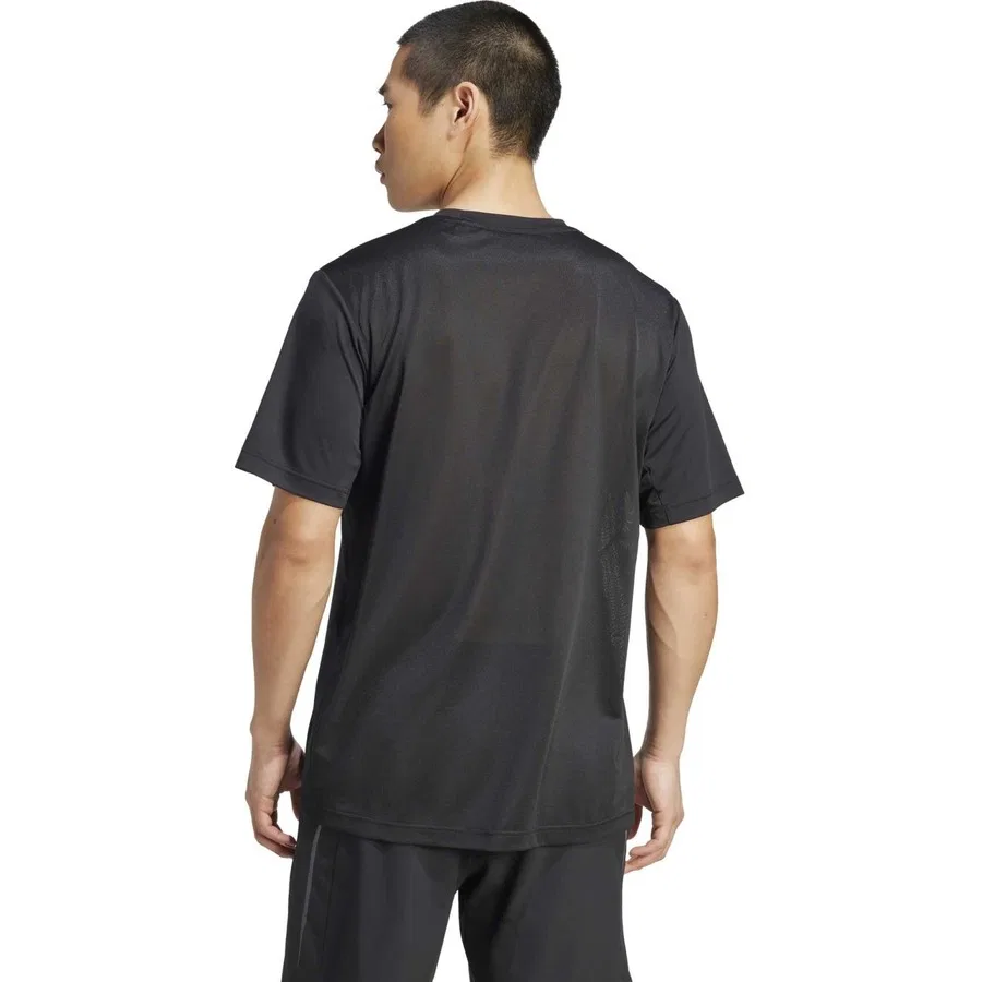 Футболка с коротким рукавом Tech App Gf Tee adidas, Черный — фото 2