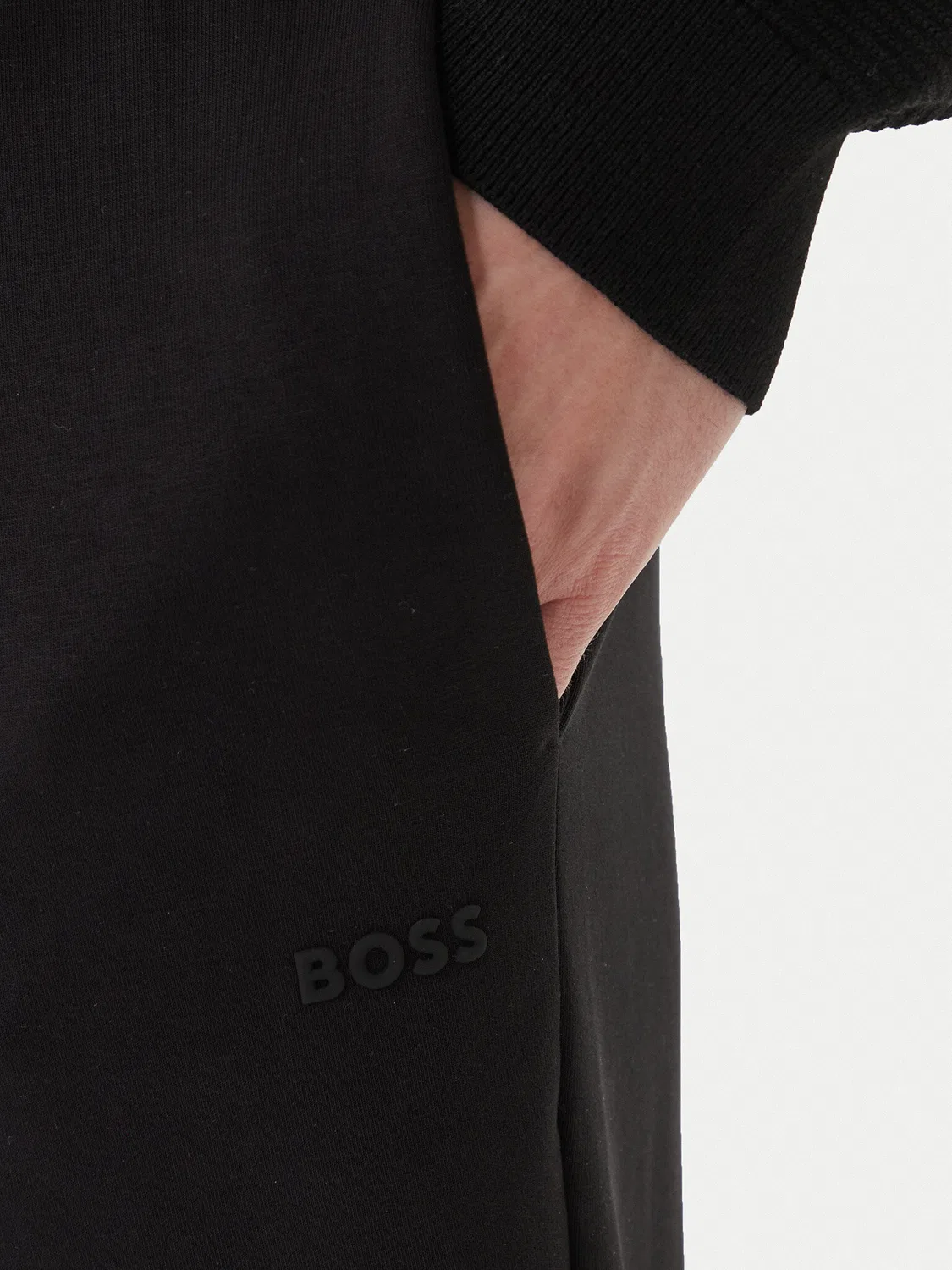 Мужские спортивные штаны стандартного кроя Hadiko Boss, черный — фото 4