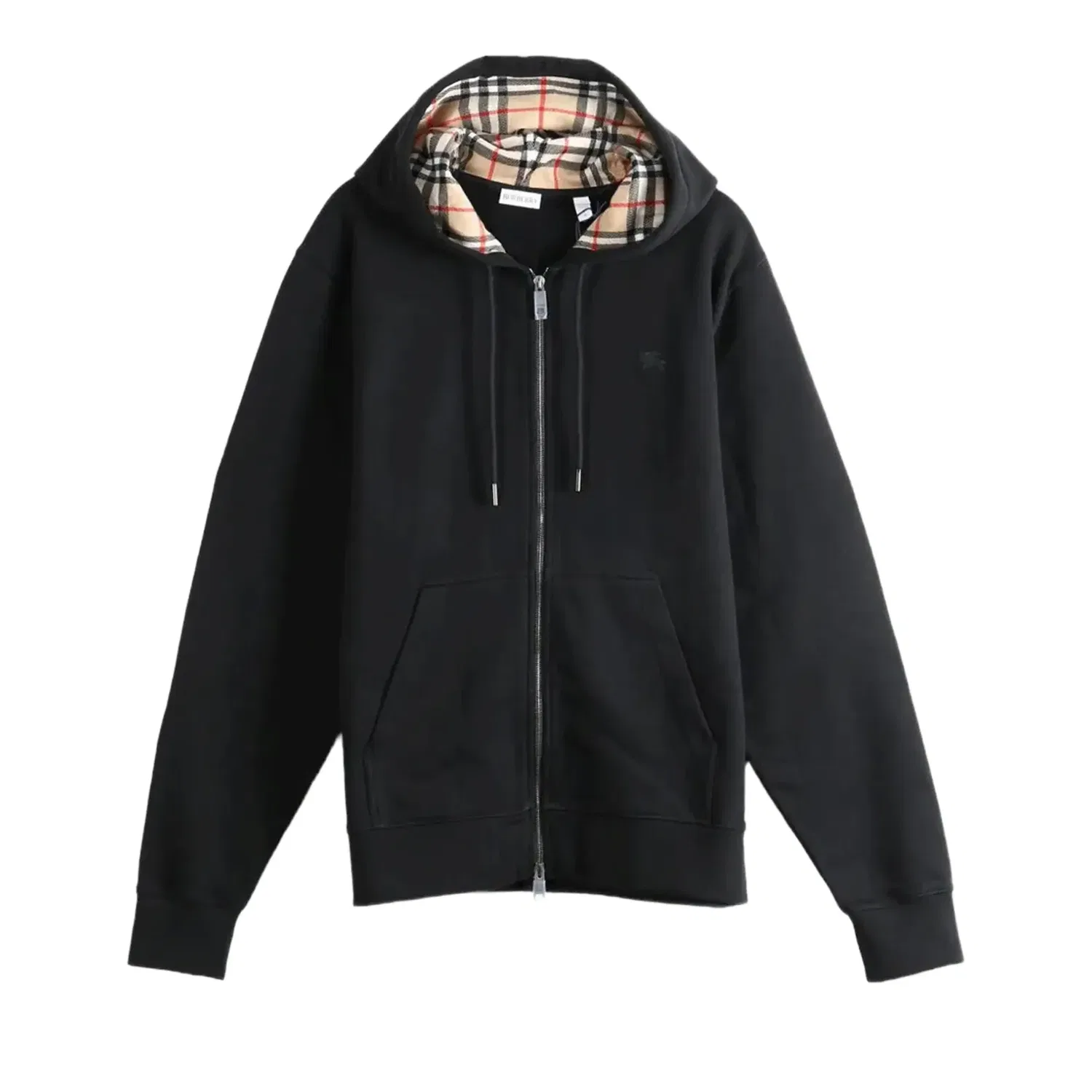 Лонгслив с принтом Scott Inner Chk Burberry, Черный