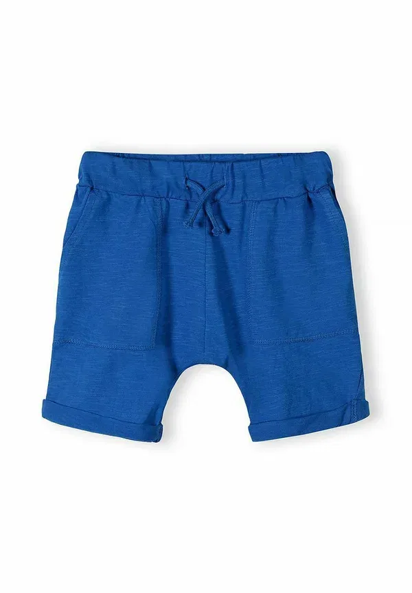 Шорты хлопковые Slub 3 pack with pockets Minoti Camel, Navy, темно-синий — фото 2