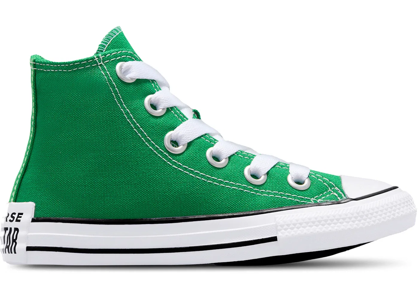 Детские кроссовки высокие с принтом Converse Chuck Taylor All Star Hi, Green/White/Black