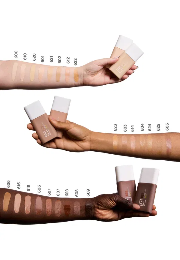Тональный крем на каждый день с SPF 50 30 мл 3Ina, цвет 614 medium cool — фото 4