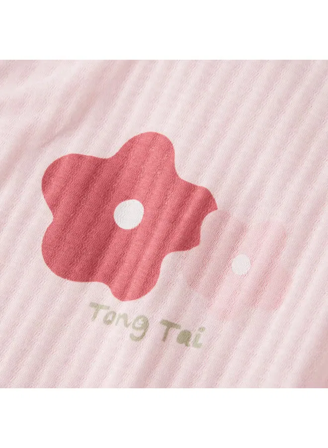Боди-комбинезон летний из чистого хлопка с кукольным платьем комплект Tongtai — фото 4