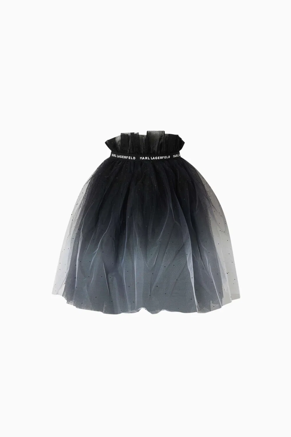 Юбка в пайетках омбре из тюля Karl Lagerfeld Kids