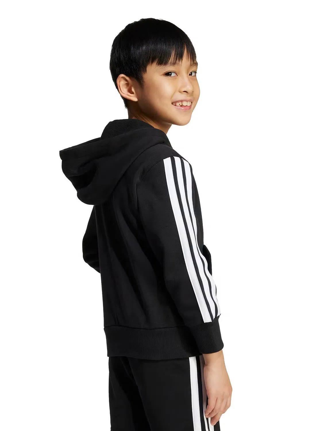 Худи на молнии Essentials Adidas, черный — фото 2