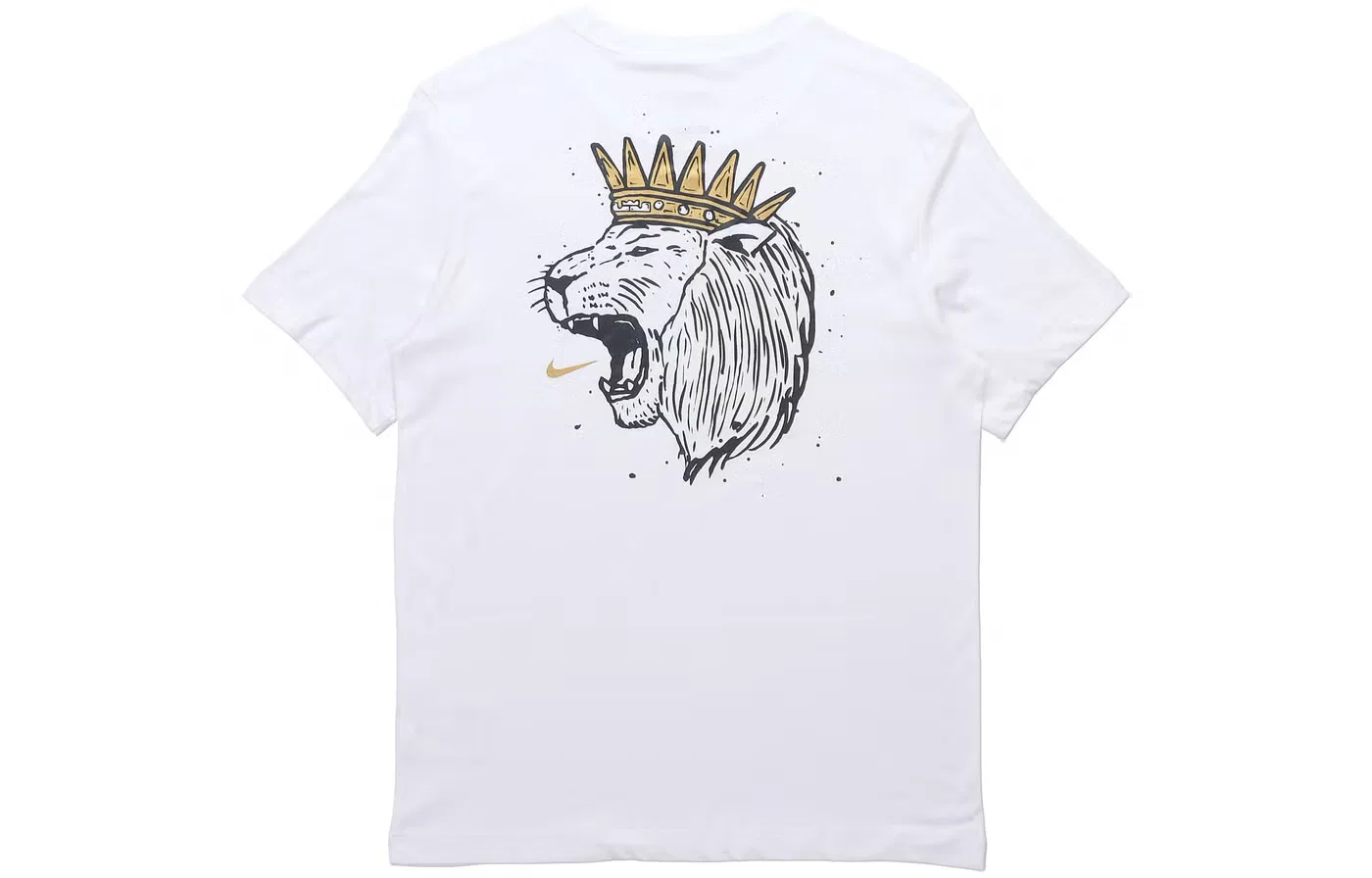 Футболка с принтом Dry LBJ SSNL Logo Nike, белый — фото 2