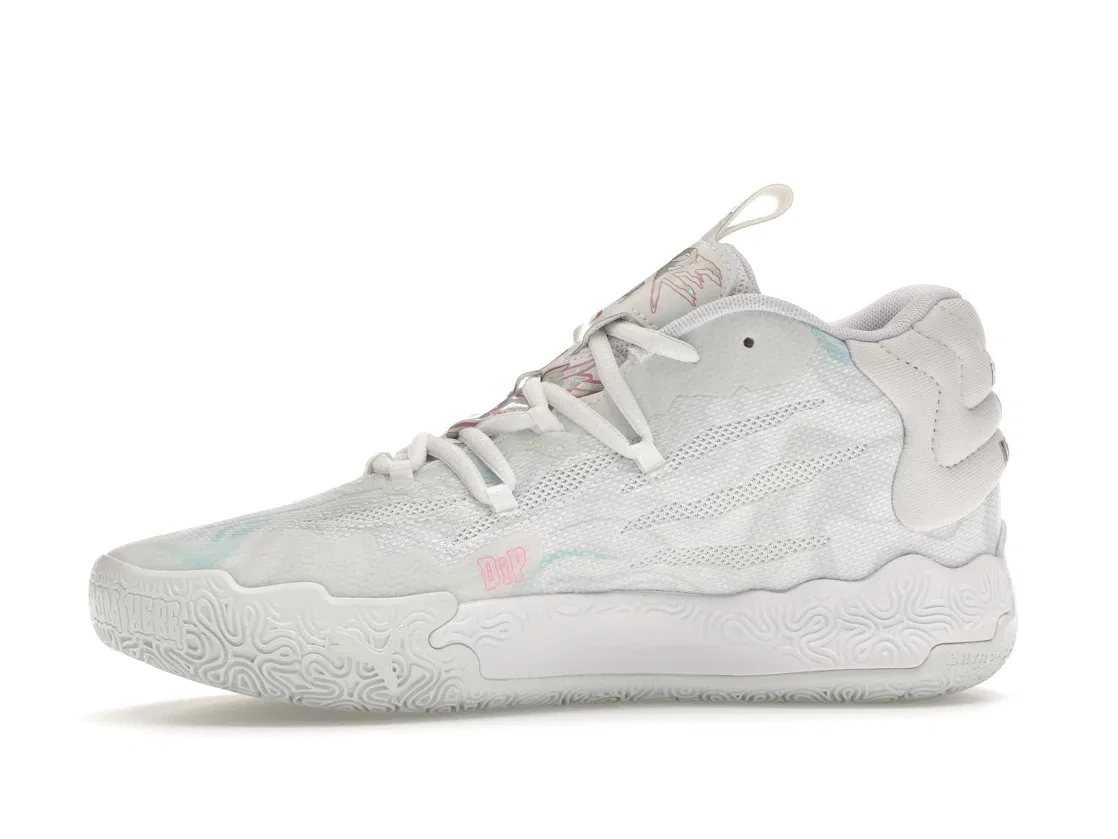 Детские кроссовки для мальчиков Puma LaMelo Ball MB.03 Iridescent, White/Dewdrop — фото 3