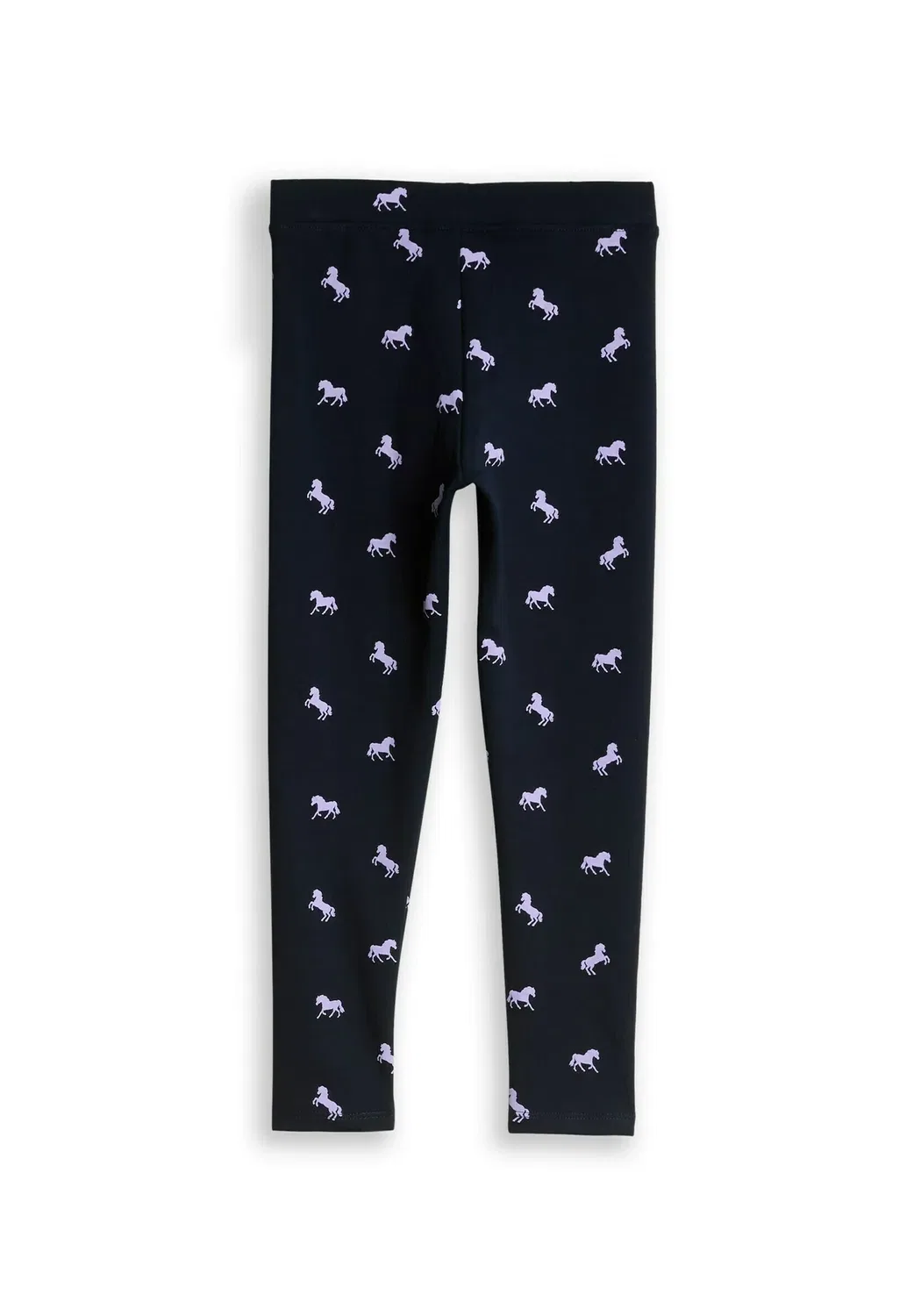 Леггинсы Hosen & chino с принтом по всей поверхности - леггинсы - брюки Tom Tailor, Dark Blue Horses Print — фото 2