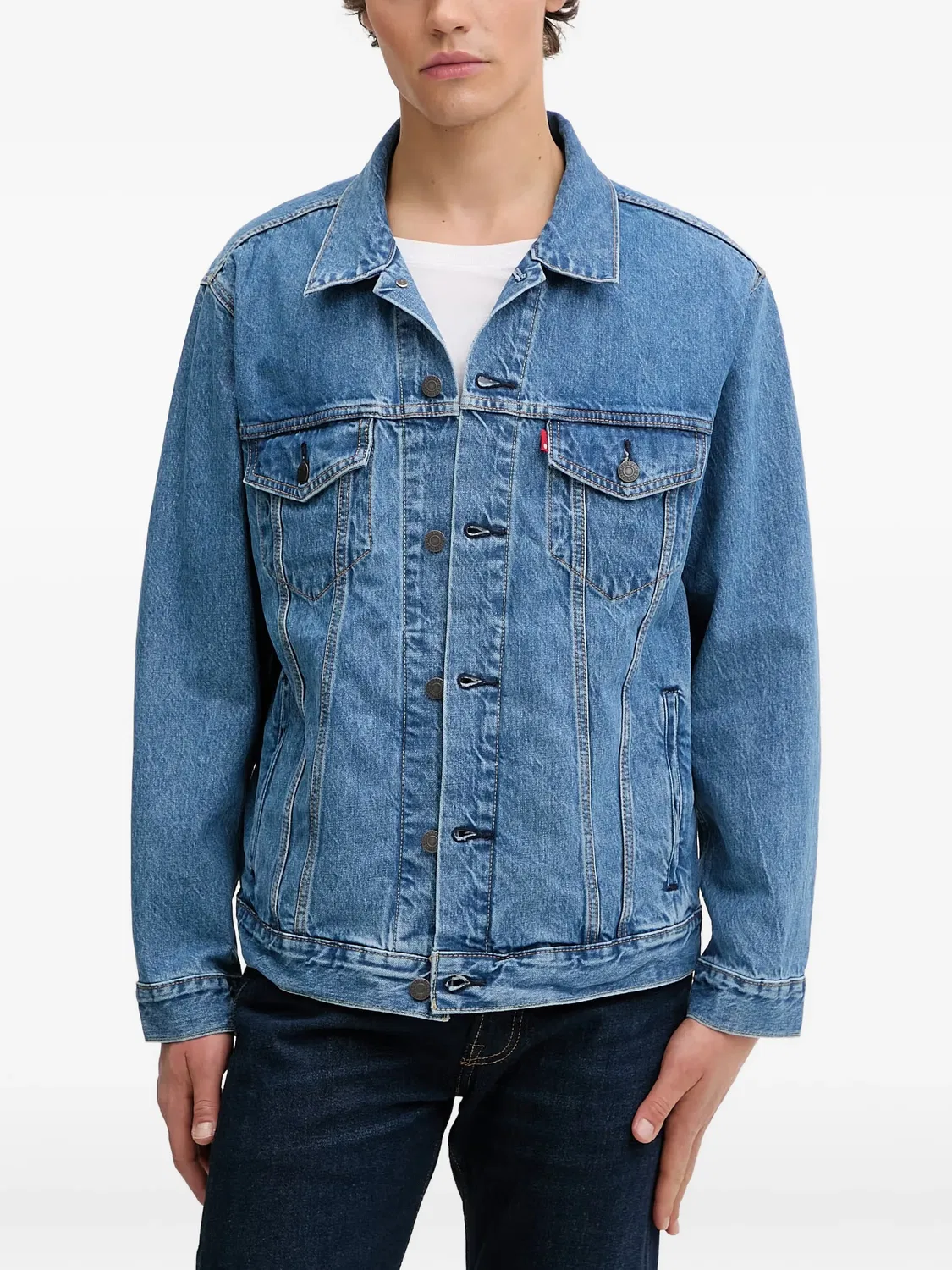 Джинсовая куртка Trucker синего цвета Levi's, синий