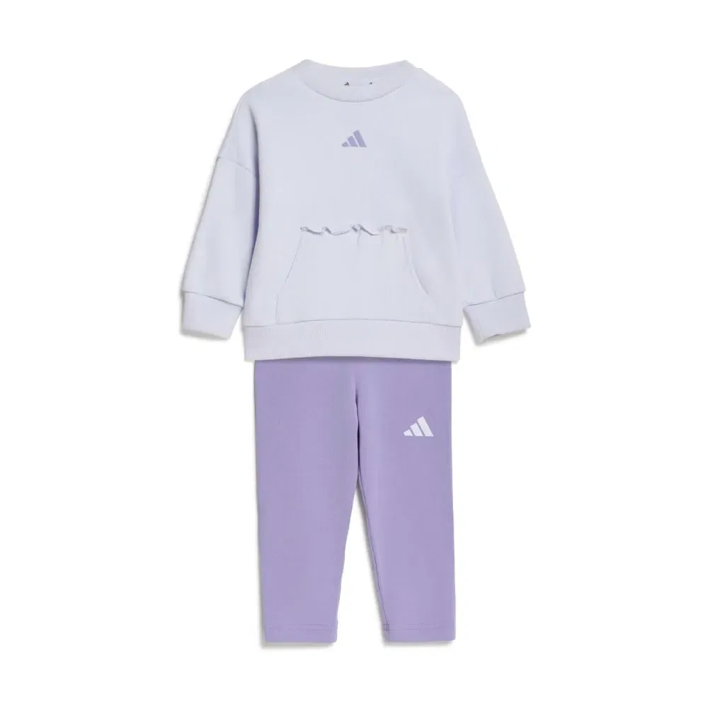 Детский комплект для девочек с длинным рукавом Seasonals Sweat Infants set Adidas, Purple