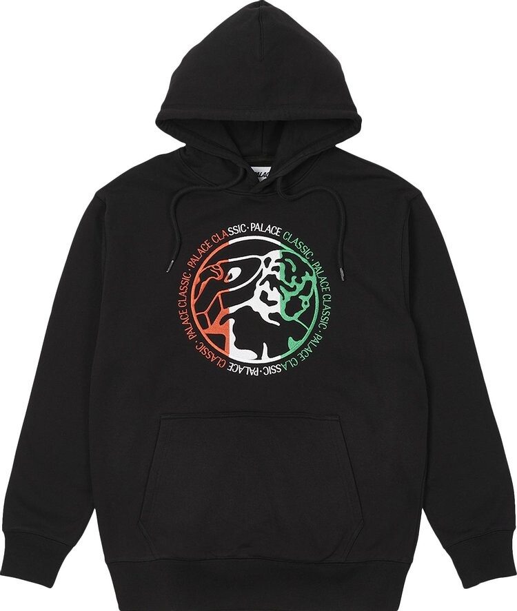 

Толстовка Palace Classico Hood 'Black', черный