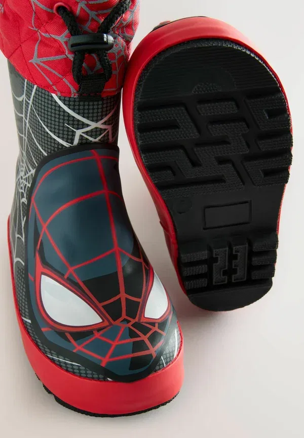 Ботинки водонепроницаемые Regular fit - thermal thinsulate - baby shoes Next black/red spiderman, красный — фото 3