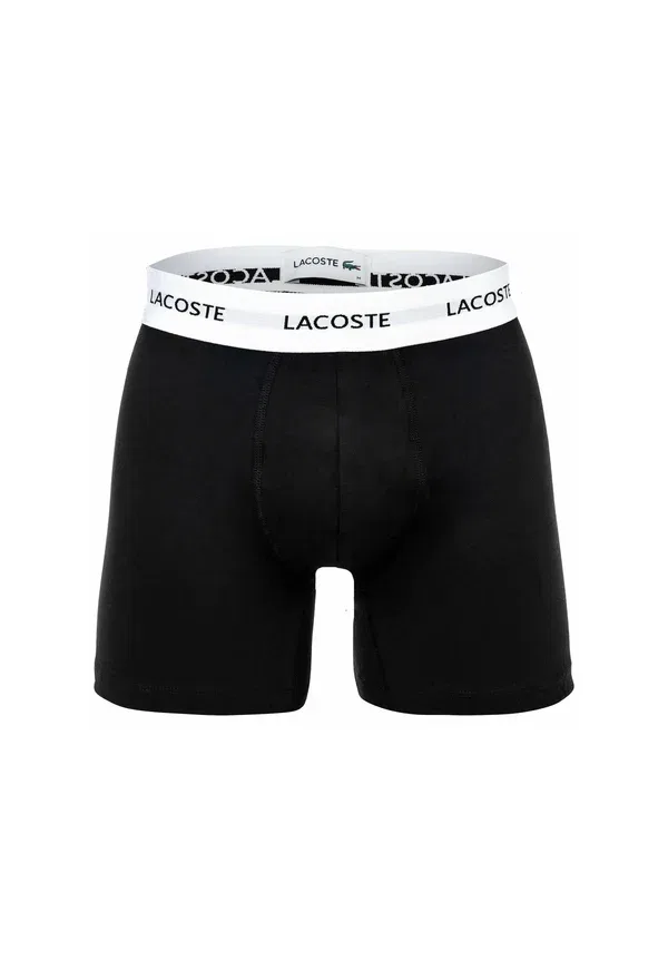 Комплект из 3 боксерских трусов Logobund Lacoste, черный — фото 2