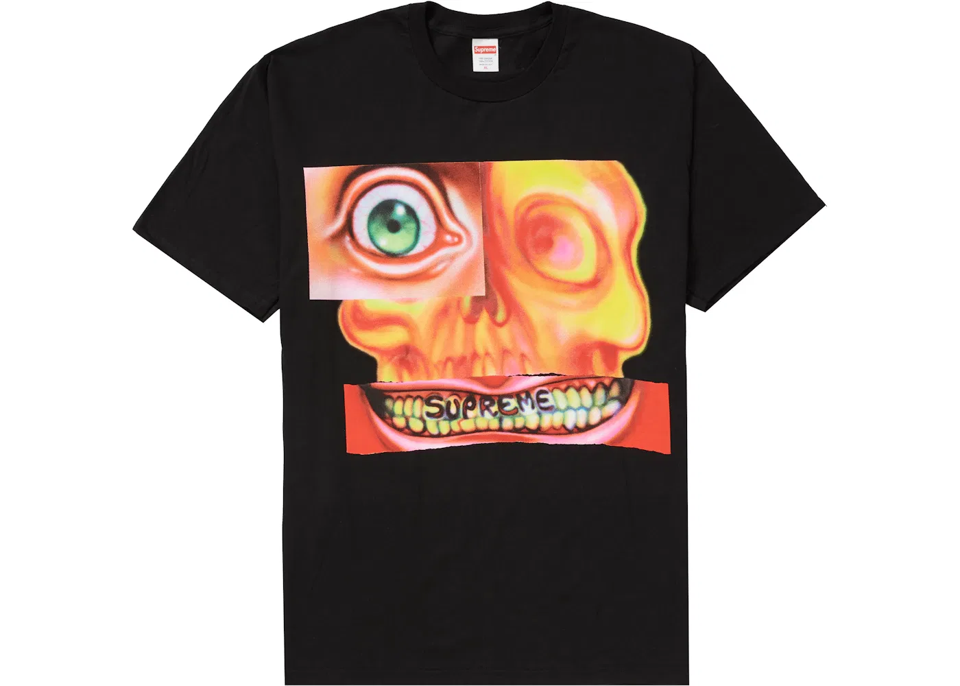 Мужская футболка с принтом Face Supreme, Black
