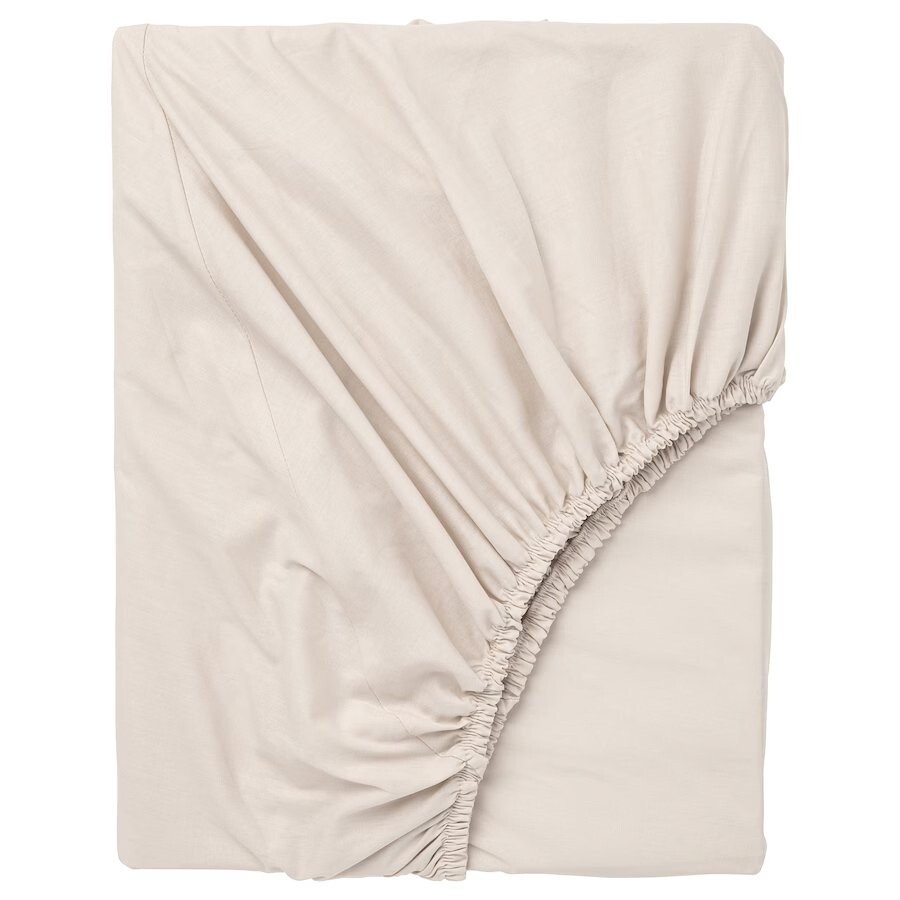 

Простыня Ikea Dvala Shaped Bed, 160x200 см, бежевый