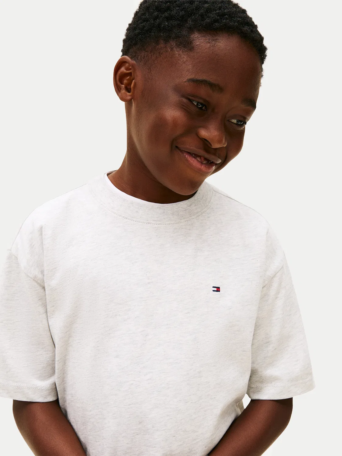Футболка стандартного кроя для мальчика Essential Archive Tommy Hilfiger, серый — фото 4